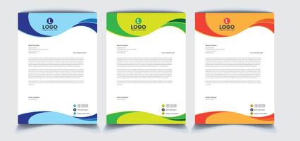 Business Letterhead Design vector