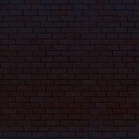 Seamless pattern, Red brick wall, night alley. Vector illustration in flat style. For wallpaper, fabric, wrapping, background.