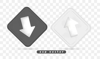 Up and down arrows forward button, fast forward, icon. vector