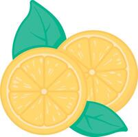 color lemon drawing without background vector