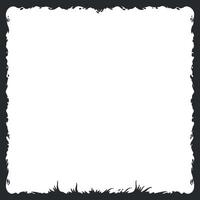 black vector frame without background