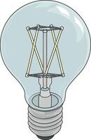 vector light bulb without background