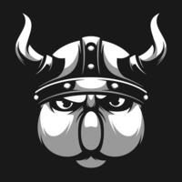 Koala Viking Black and White vector