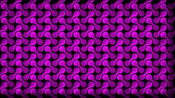 Glowing looping neon effect pattern abstract background, black background. video