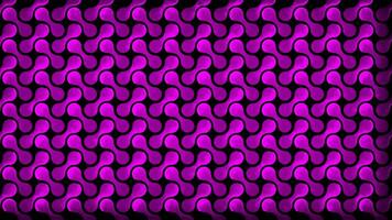 Glowing looping neon effect pattern abstract background, black background. video