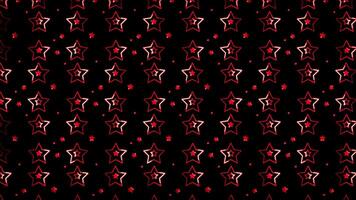 Glowing looping neon effect pattern abstract background, black background. video