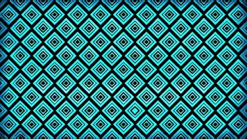 Glowing looping neon effect pattern abstract background, black background. video