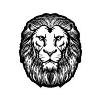 logotipo de vector de cabeza de león