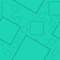 Editable Vector of Outline Style Abstract Green Rectangles Seamless Pattern for Creating Background or Decorative Element