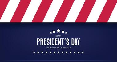 Happy Presidents Day Background Design. Vector Illustration
