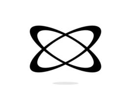 Y2k planet element design icon vector