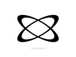 Y2k planet element design icon vector