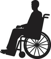 igual accesibilidad negro logo diseño inclusividad viaje discapacitado vector