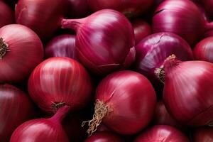 AI generated Tangy Red onions. Generate Ai photo