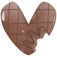 alfabeti cioccolato acquerello così carino png