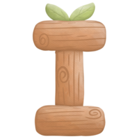 alfabeti albero acquerello così carino png