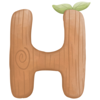 alfabeti albero acquerello così carino png