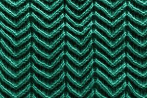 AI generated Green sweater pattern. Generate Ai photo