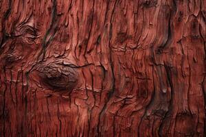 AI generated Redwood tree texture skin. Generate Ai photo