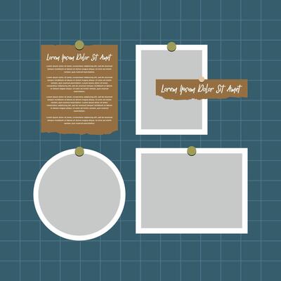 Pictures or photos frame collage abstract photo frames and digital photo wall template