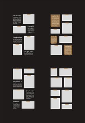 Pictures or photos frame collage abstract photo frames and digital photo wall template