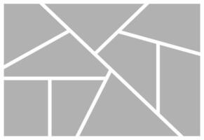 Pictures or photos frame collage. comics page grid layout abstract photo frames and digital photo wall template vector