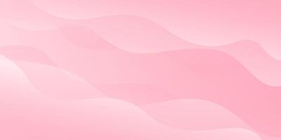 Abstract soft pink curve background, pink beauty dynamic wallpaper with wave shapes. Template banner background for beauty products, sales, ads, pages, events, web, and others vector