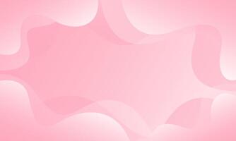 Bright pink abstract curve background, pink beauty dynamic wallpaper with wave shapes. Template banner background for beauty products, sales, ads, pages, events, web, and others vector