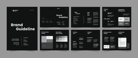 Brand guidelines Design vector