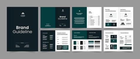 A Simple Brand Guideline Template vector