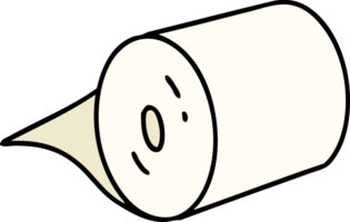 rouleau de dessin animé de papier toilette png