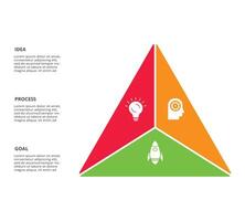 Creative concept for infographic with 3 steps, options, parts or processes. Business data visualization. vector