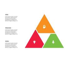 Creative concept for infographic with 3 steps, options, parts or processes. Business data visualization. vector