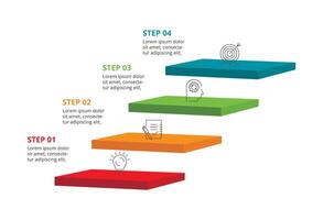 Creative concept for infographic with 5 steps, options, parts or processes. Business data visualization. vector