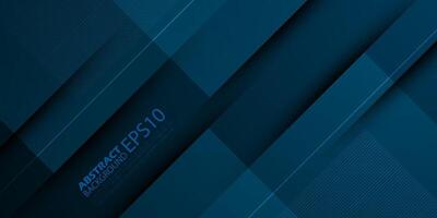 Abstract dark blue futuristic background overlap template vector with overlay lines and shadow. Dark blue background with simple pattern design. Eps10 vector