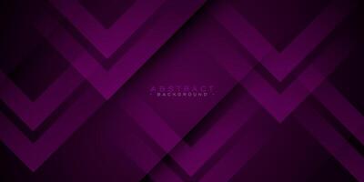 Abstract futuristic dark background with purple color background. Overlap layer on dark space for design. Arrow pattern background concept. Eps10 vector