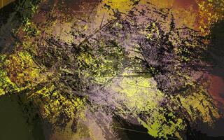 Abstract grunge texture black and yellow color background vector