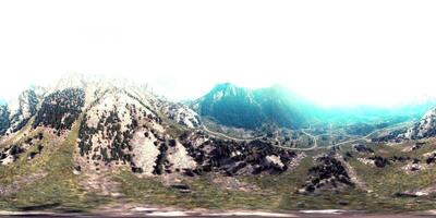 A computer generated image of a mountain range video