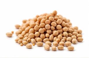 AI generated Soybean, cut out on white background photo