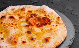 Italian traditional focaccia bread baking photo