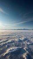 AI generated Tranquil Tundra  Endless Plains Stretching to Distant Horizon photo