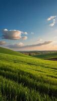 ai generado el laminación colinas de Italia foto