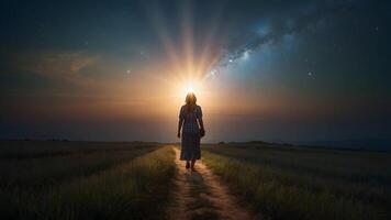 AI generated Guiding Light Moms Love Illuminates the Path photo