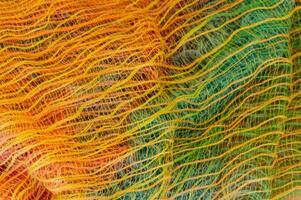 Colorful Abstract Background Created By Threads In Cloth photo