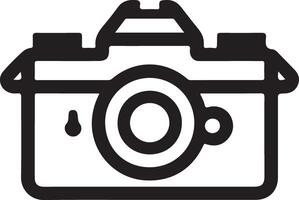 Camera icon. Camera on a white background. vector