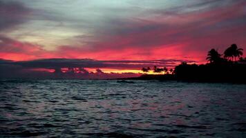 Panoramic beach landscape. Inspire tropical beach seascape horizon video