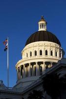 Sacramento, CA, 2015 - Tight Shot Of Dome California State Capitol Building photo