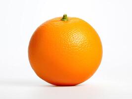 AI generated Orange fruit, With clipping path photo