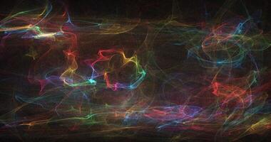 Abstract Pattern Of Rainbow Colors On Dark Background photo