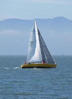 Berkeley, CA, 2010 - California Maritime Sailboat On San Francisco Bay Under Sail photo